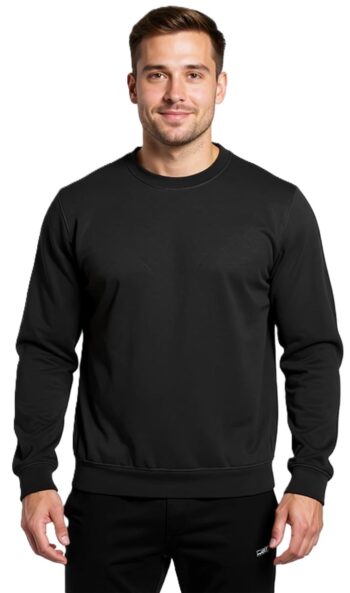 Блуза ватирана - черна