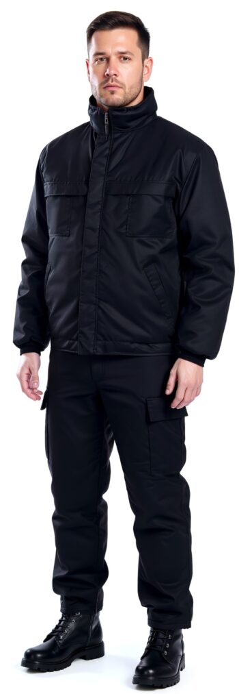 Костюм яке и панталон за охранители - ватиран промазка