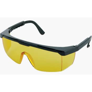 Очила предпазни с подвижна рамка - жълти