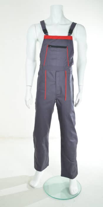 Полугащеризон Тики 100 % памук – сив