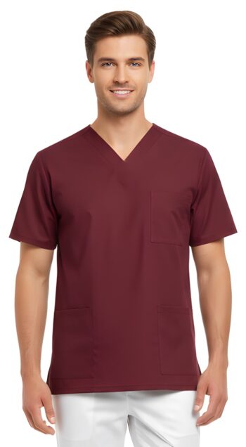 унисекс туника бордо