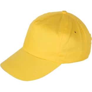 Шапка с козирка бейзболна – жълта