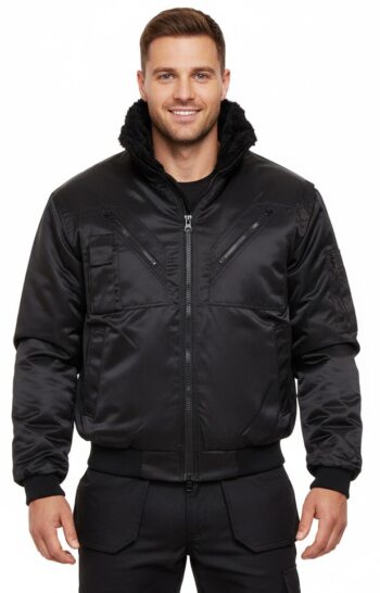 Ватирано яке Пилот памук полестер със свалящи се ръкави