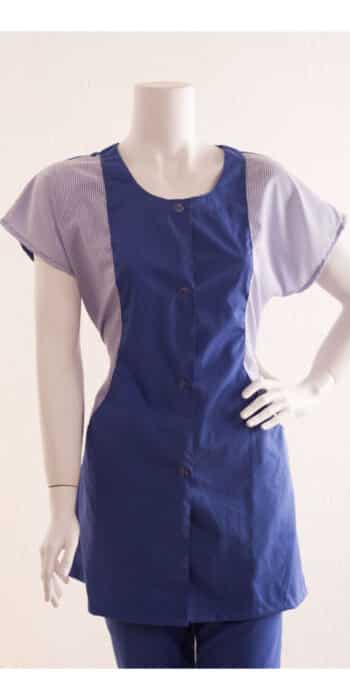 туника Василка с колан синьосива