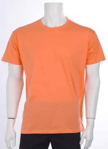 Тениска с къс ръкав 100% памук - праскова