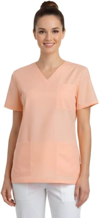 унисекс медицинска туника цвят банан