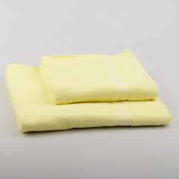 Хавлиена кърпа, 70х140/450 г/м2, цвят - бледо жълт