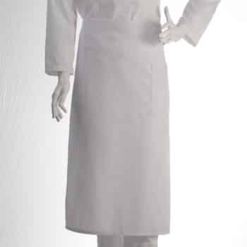 Престилка предница - бяла