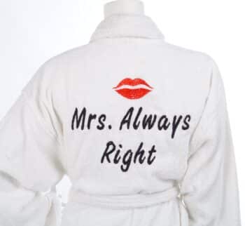 Дамски халат Mrs. Always Right