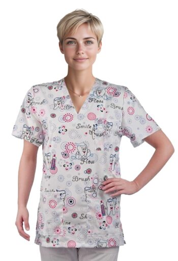 Туника унисекс - с щампа зъбче