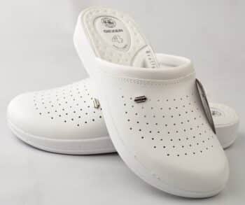 бяло мъжко сабо