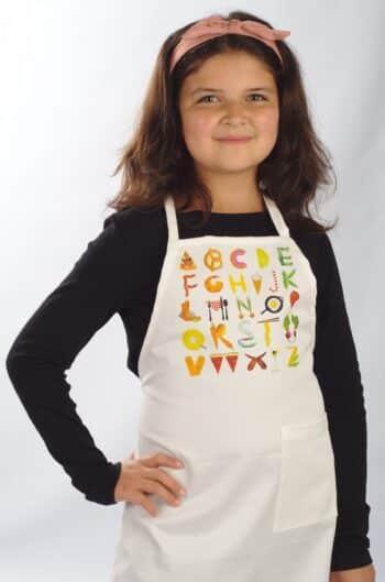 Детска престилка с печат - Азбука