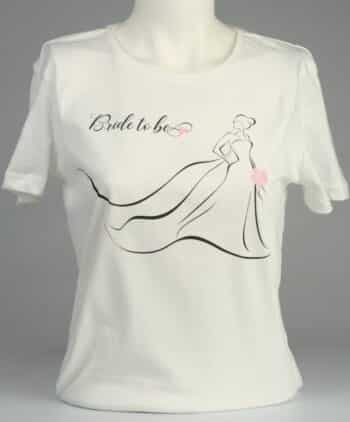 Дамска тениска Bride to be