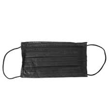 Маска трислойна еднократна - черна