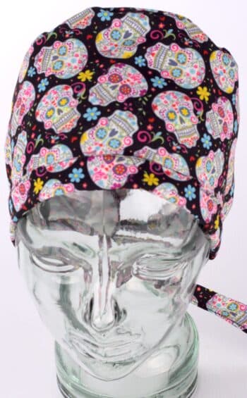 Шапка хирургическа - с щампа Черепчета