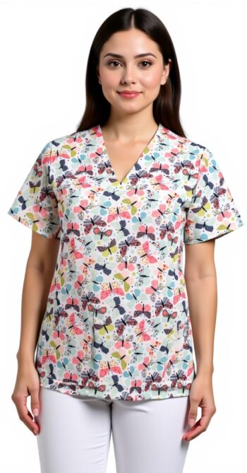 Туника унисекс с щампа Бътерфлай - пеперуди