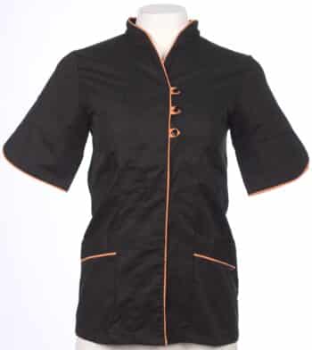 туника Бариса черно оранжево