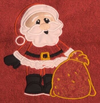 коледни кърпи с бродерия