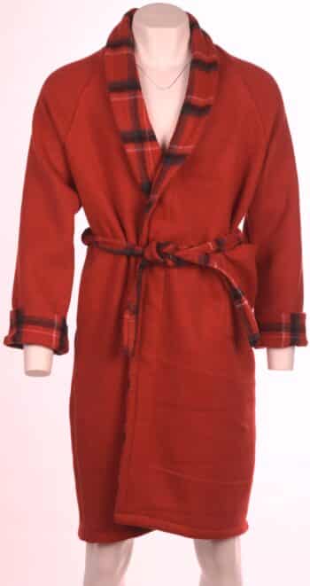 Халат медицински вълна - червен