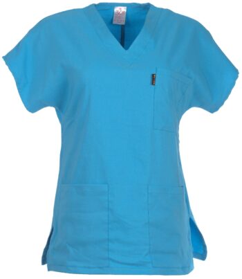 Дамска вталена туника - тюркоаз