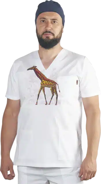 туника унисекс с печат жираф