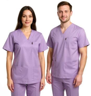 Туника лукс унисекс - лилава