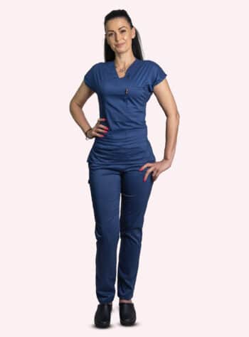 втален медицински костюм нави