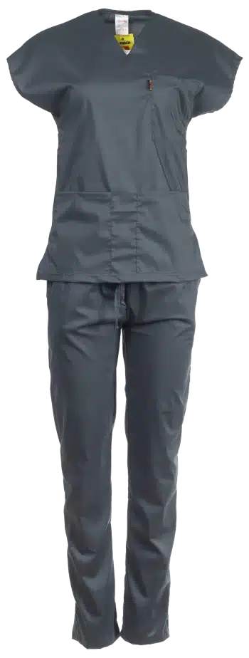 втален сив медицински костюм