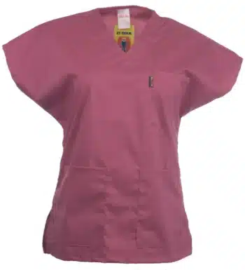 вталена дамска туника малина