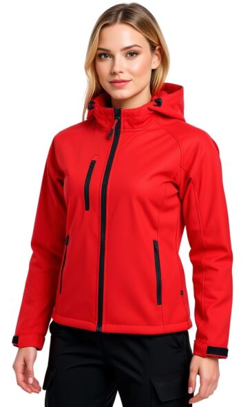 Дамско яке Reef софтшел - червено