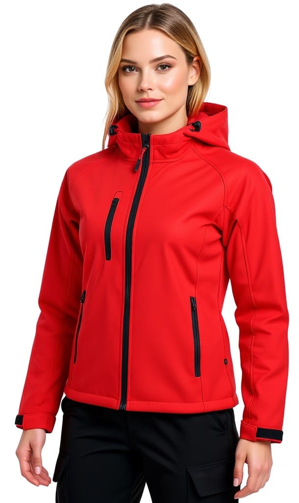 Дамско яке Reef софтшел - червено