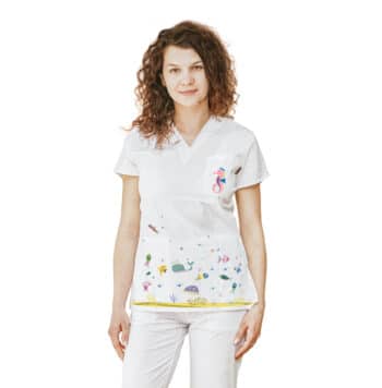 вталена дамска туника Ocean памук