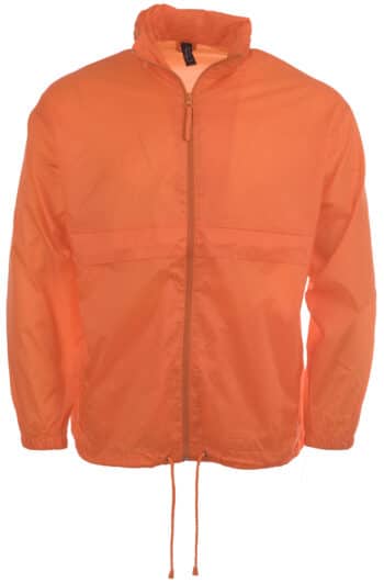 Ветровка унисекс оранжева