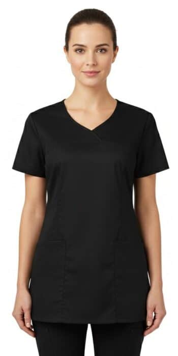 вталена дамска туника инес черна