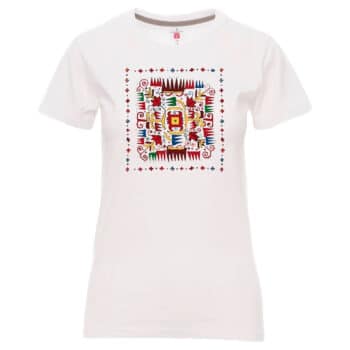 Дамска тениска с шевица Слънце