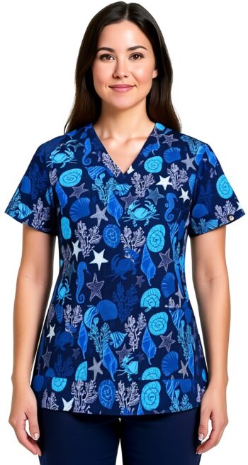 Туника Изабела с морска щампа Sea star