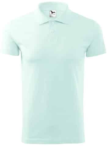 Мъжка тениска с яка Малфини – мента