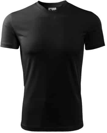 Мъжка тениска полиестер Малфини - черна