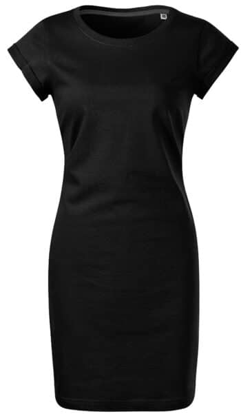 Рокля памук Freedom - черна