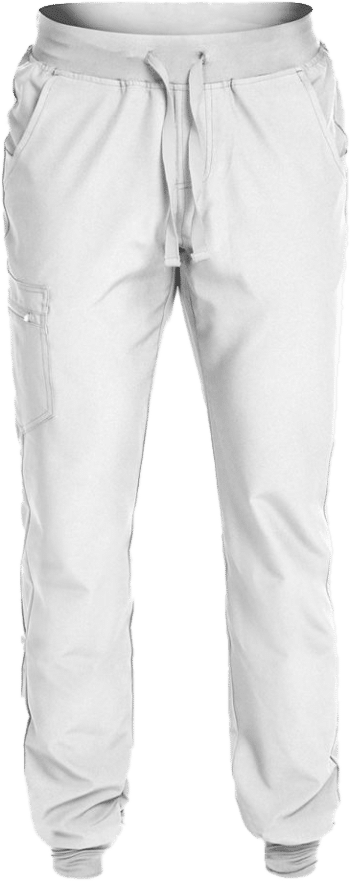 унисекс бял панталон ноби