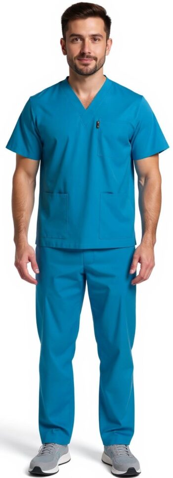 Медицински комплект с еластичност унисекс лукс – тюркоаз