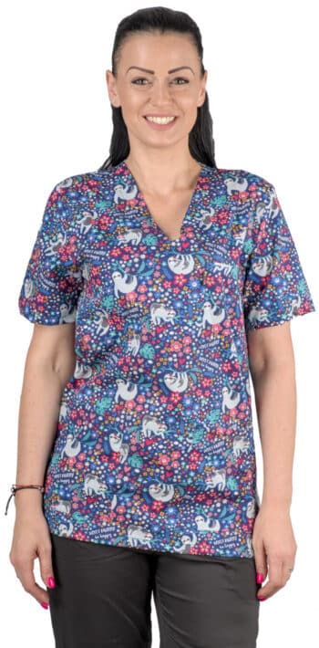 шарена туника унисеск с ленивци