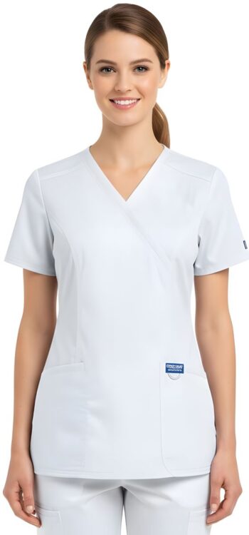 Дамска туника Cherokee wrap - бяла